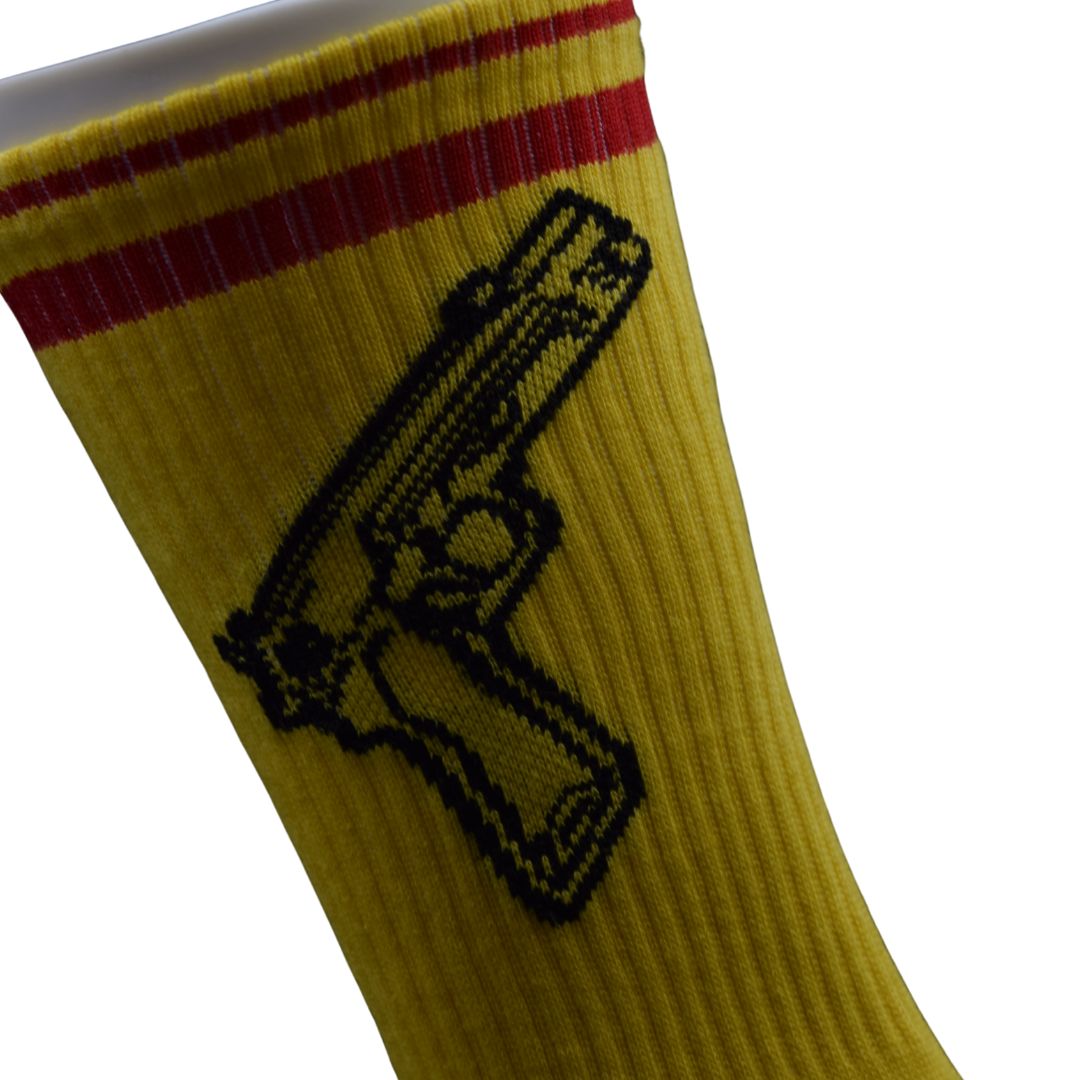 Street Heat Socks – Yellow Gun Edition - Image 4