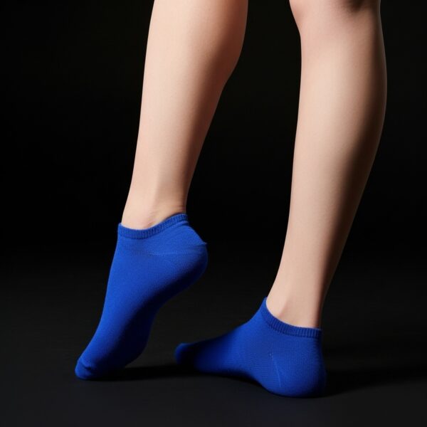 Classic Royal Blue Ankle Socks – Soft, Durable & Everyday Comfort