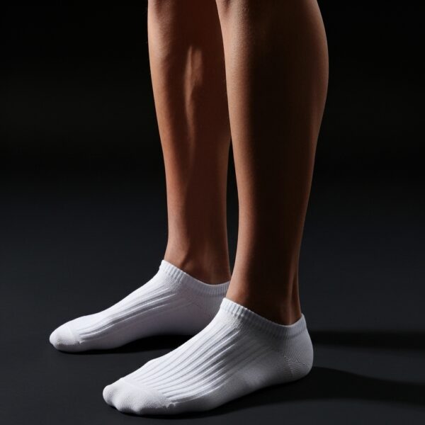 White Ankle Socks – Soft, Breathable & Everyday Comfort - Image 4