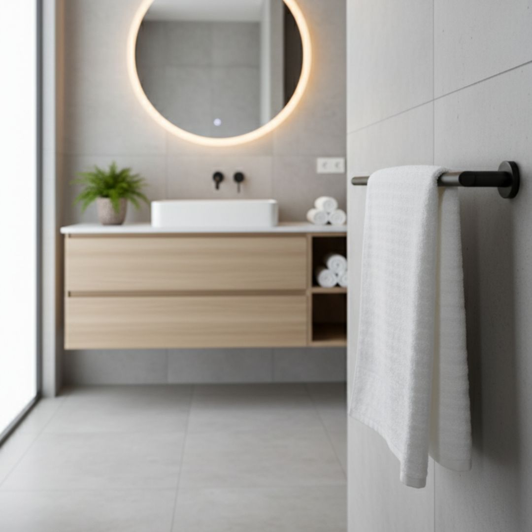 Super Absorbent Pure White Cotton Bath Towel – 440 GSM Extra Large (160×75 cm) Soft & Quick Dry - Image 4