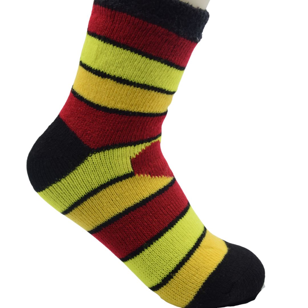 Multicolor Woolen Thermal Socks | Soft Fleece-Lined Warm Winter Socks - Image 4