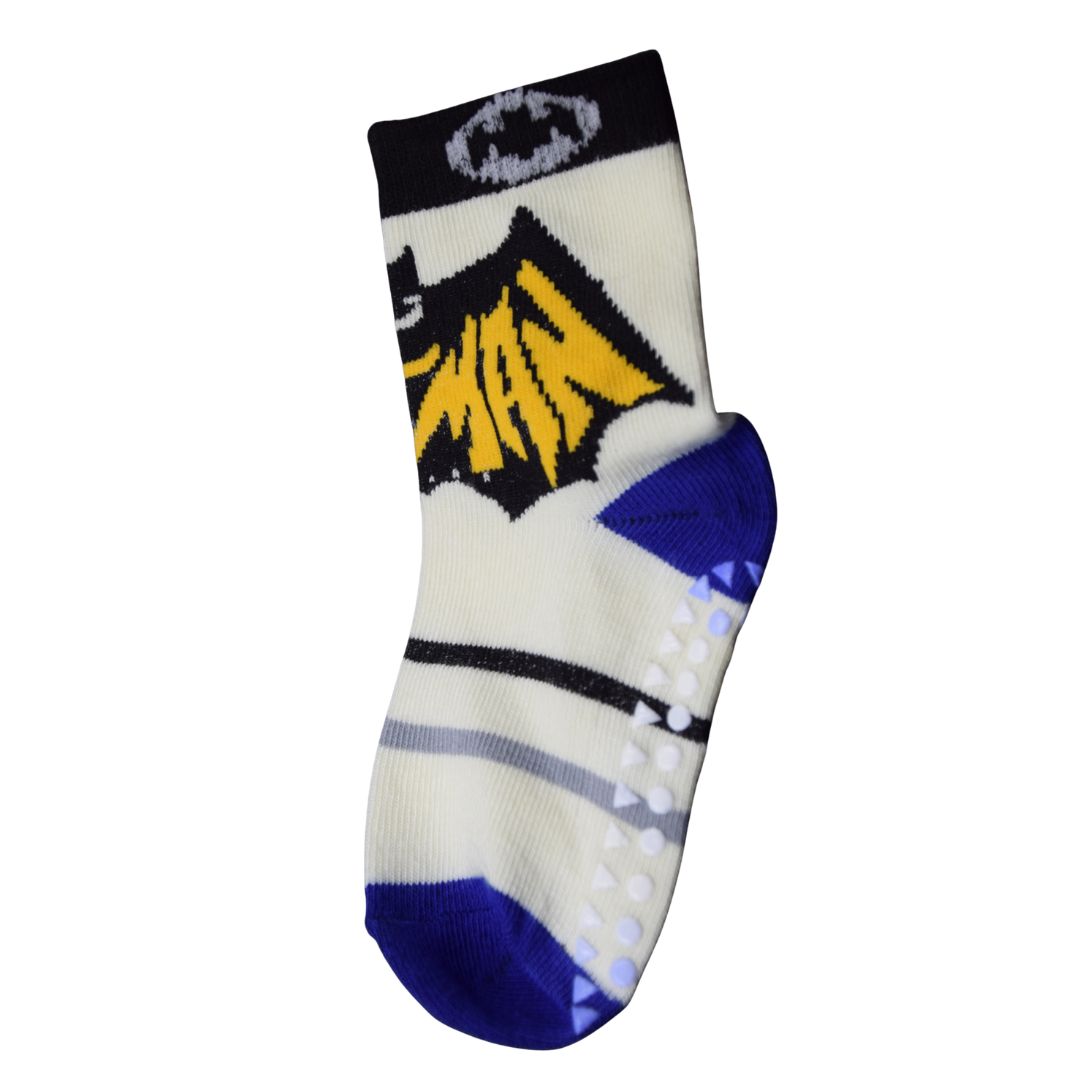 Kids' Anti-Slip Socks with Superhero Symbol - Image 4
