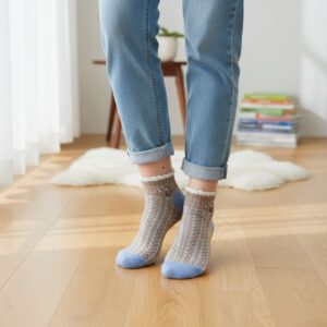 Breathable Cotton Ankle Socks with Soft Cushioning and Comfortable Fit