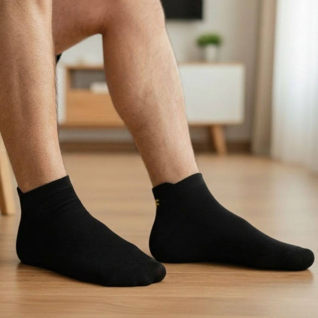 Premium Antimicrobial Ankle Socks – Odor Control & Breathable Comfort