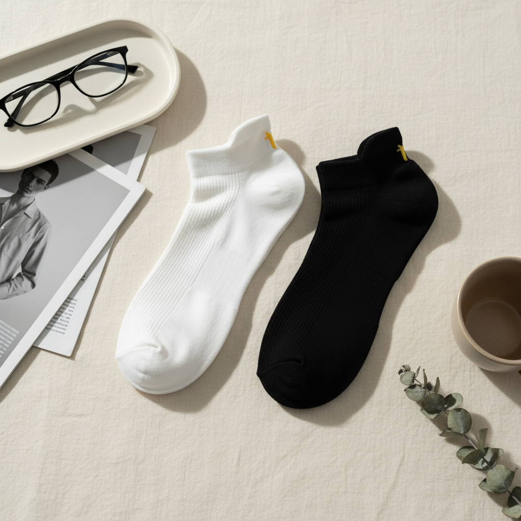 Antimicrobial Cotton Ankle Socks – Pack of 2