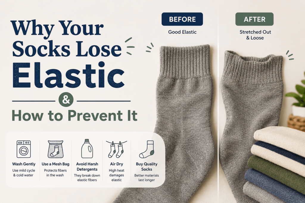 Why Your Socks Lose Elastic & How to Prevent It